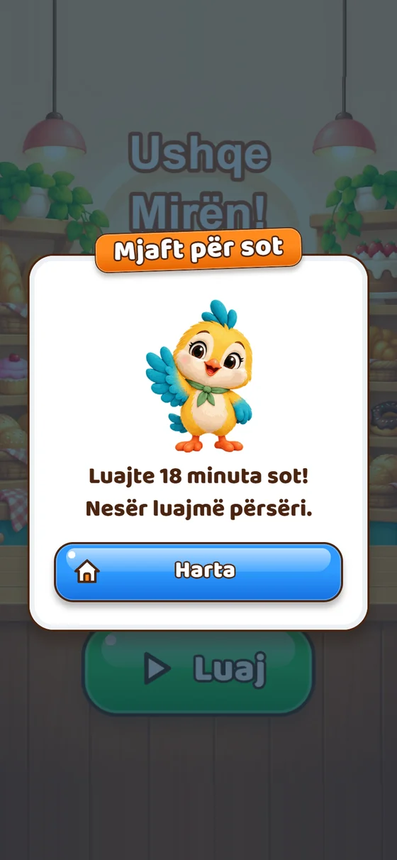 Zogu thotë "Mjaft për sot" kur mbaron koha e lojës